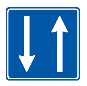 Çift Yönlü Yol İşareti